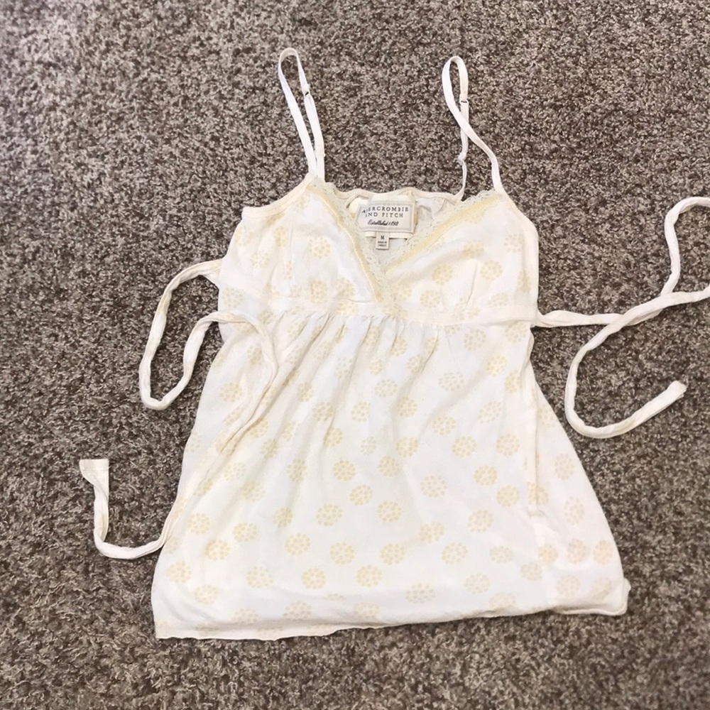 Abercrombie and Fitch V-neck Tank Top Size Med.